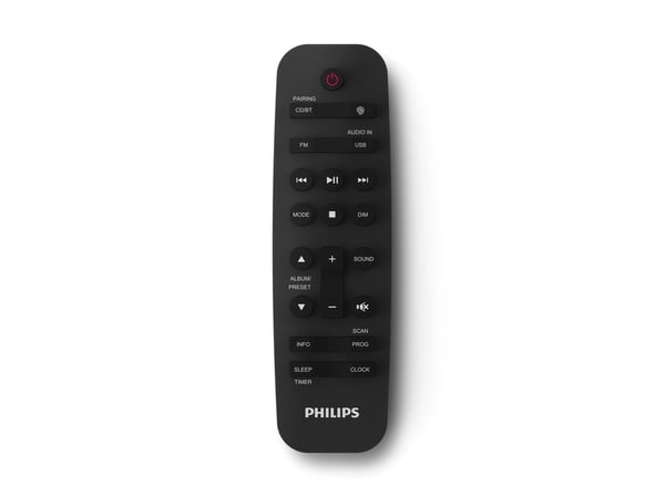 Philips TAM4205M2/12, Hjemmelydanlegg (mikro), Svart, Sølv, Brett, 80 W, 2-veis, 4 O