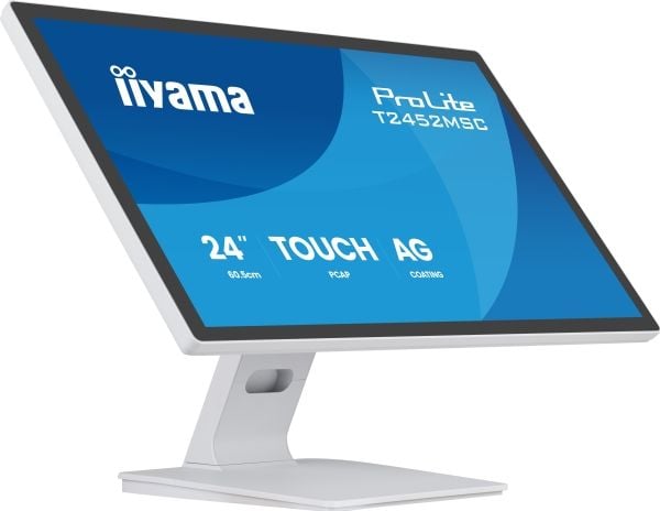 iiyama ProLite T2452MSC-W1AG - LED-skjerm - 24" (23.8" synlig) - berøringsskjerm - 1920 x 1080 Full HD (1080p) - IPS - 400 cd/m² - 1000:1 - 5 ms - ...