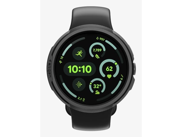 Spigen Liquid Air, Laatikko, SmartWatch, Musta, Google, Pixel Watch 4 (45mm), Termoplastinen polyuretaani (TPU)