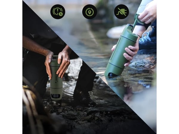 EXTRALINK PURISOO+ FILTERSYSTEM FLASKA MED PUMP 400ML