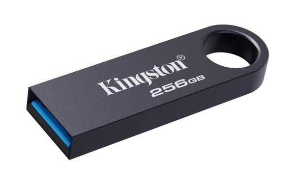 Kingston Technology DataTraveler 512 Gt SE9 G3 – tumma nikkeli, 256 GB, USB A-tyyppi, 3.2 Gen 1 (3.1 Gen 1), 220 MB/s, Ilman suojusta, musta