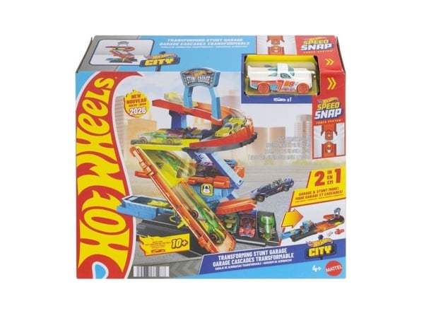 Hot Wheels City Transforming Stunt Garage