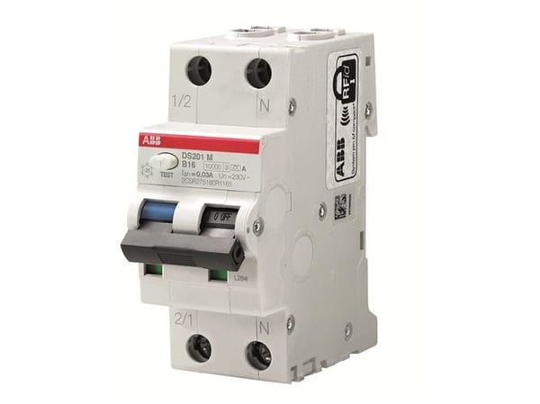 ABB DS201, Residual-current device with overcurrent protection (RCBO), Typ A, 15000 A, IP20, IP40