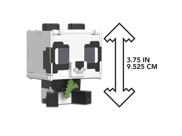 Minecraft FLIPPIN'' FIGS Panda + Cake, 6 år, Flerfarget, Plast