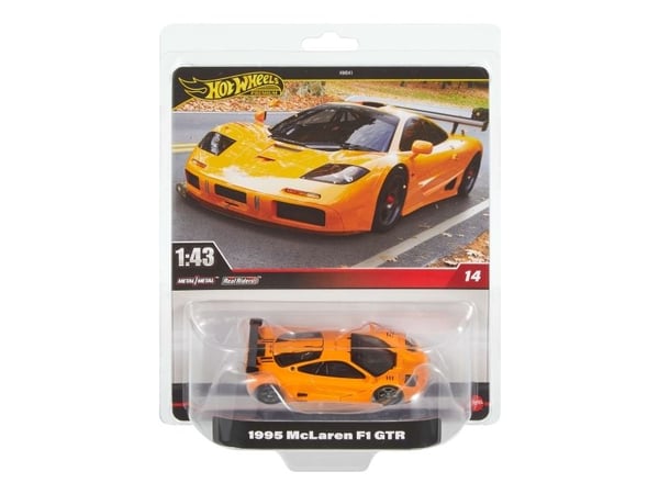 Hot Wheels Premium McLaren F1 GTR kjøretøy 1:43