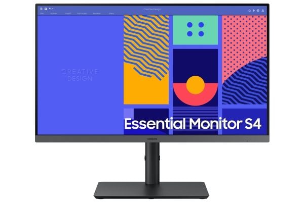 Samsung S24C432GAU - C432 Series - LED-skjerm - 24" - 1920 x 1080 Full HD (1080p) @ 100 Hz - IPS - 250 cd/m² - 1000:1 - 4 ms - HDMI, VGA, DisplayPo...