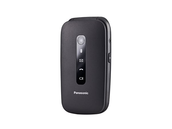 Panasonic KX-TU550 - 4G-ominaisuuspuhelin - RAM 64 MB - microSD-korttipaikka - LCD-näyttö - 240 x 320 pikseliä - takakamera 1,2 MP - musta - musta