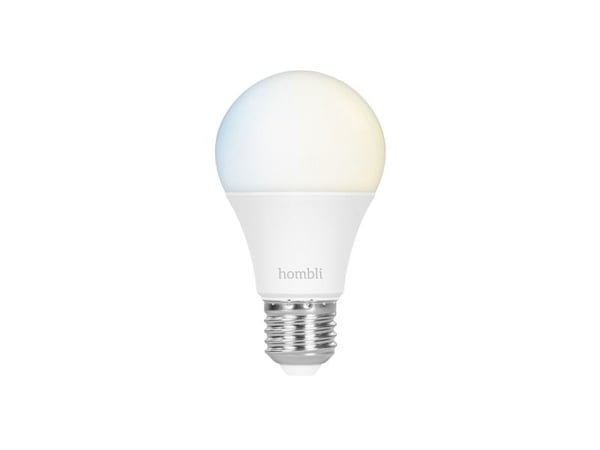 Hombli Smart Bulb E27, Smartpære, Wi-Fi, Hvit, LED, Plast, E27