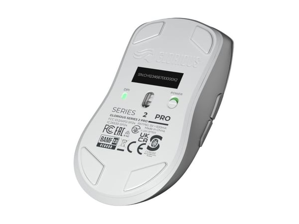 Glorious Gaming Series 2 PRO, Oikeakätinen, Optinen, RF Wireless + USB Type-C, 26000 DPI, Valkoinen