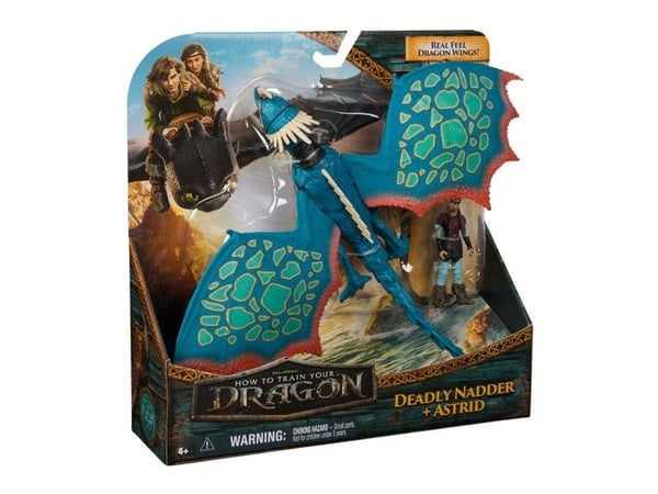 Dragons Vikingc& Dragon-Deadly Nadder & Astrid