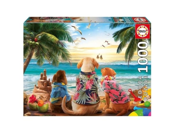 Educa 1000 Dogs On The Beach