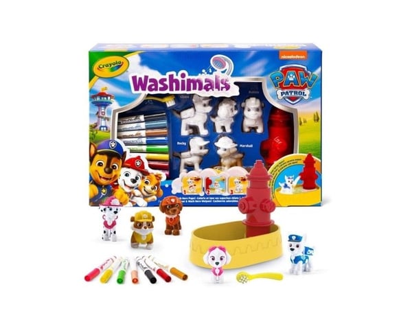 Crayola Washimals Paw Patrol m/ 5 valper