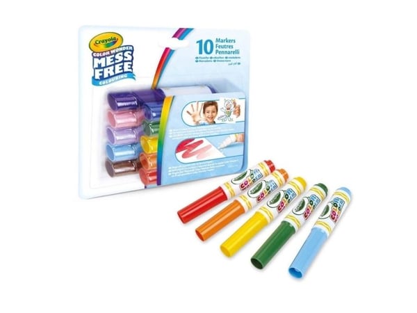 Crayola Color Wonder Classic mini-markers, 10 st