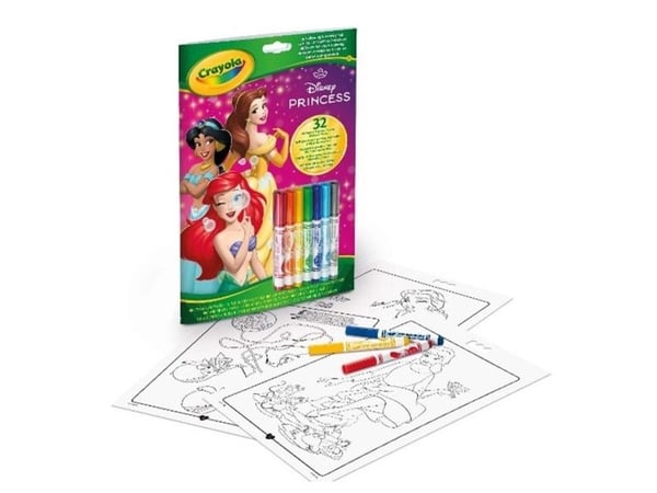Crayola färg- och aktivitetsbok Disney Princess