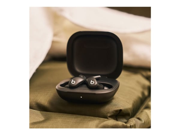 Beats Powerbeats Fit - Todelliset langattomat kuulokkeet mikrofonilla - in-ear - Bluetooth - aktiivinen melunvaimennus - sysimusta