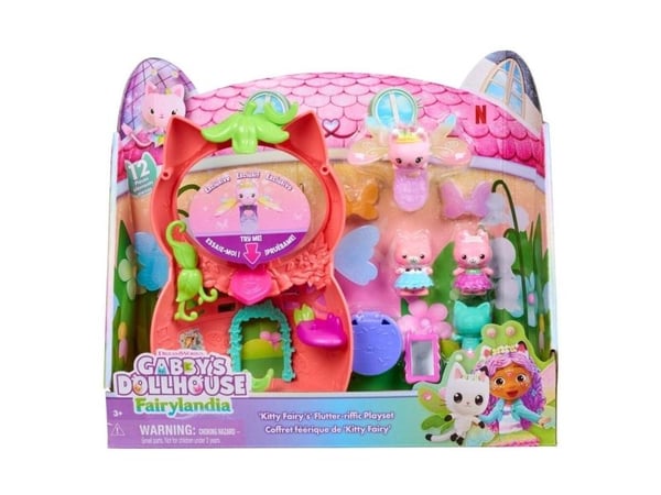 Gabby's Dollhouse Flutter-riffic Fairy Playset