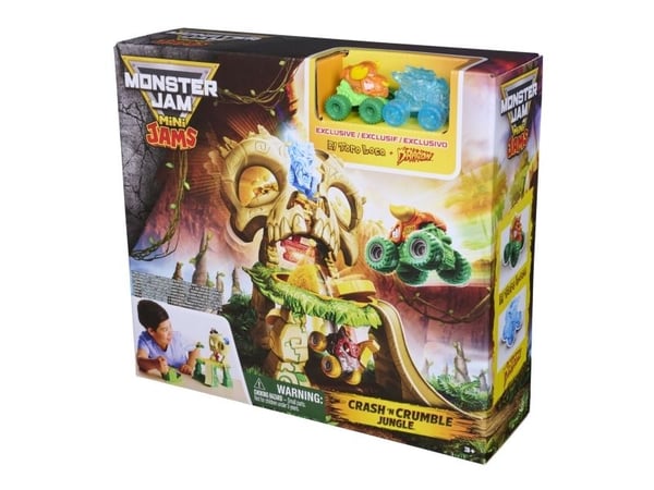 Monster Jam Mini Jams Jungle Playset