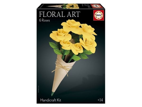 Floral Art 6 Yellow Roses