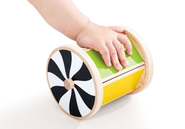 Hape pyörivä rumpu peilillä
