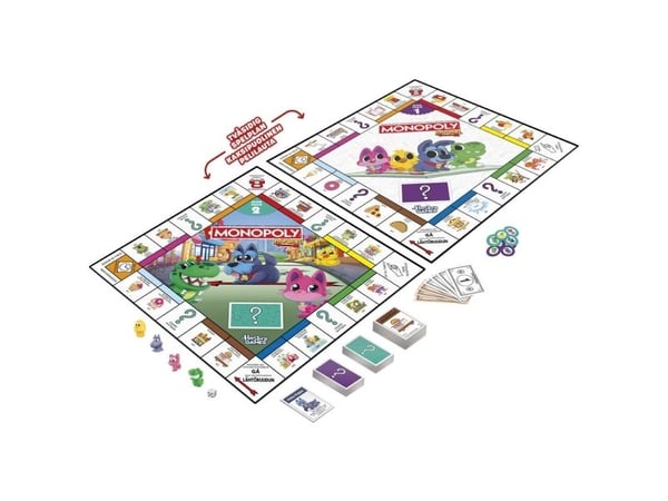 Monopoly Junior 2 i 1 Refresh DK/NO
