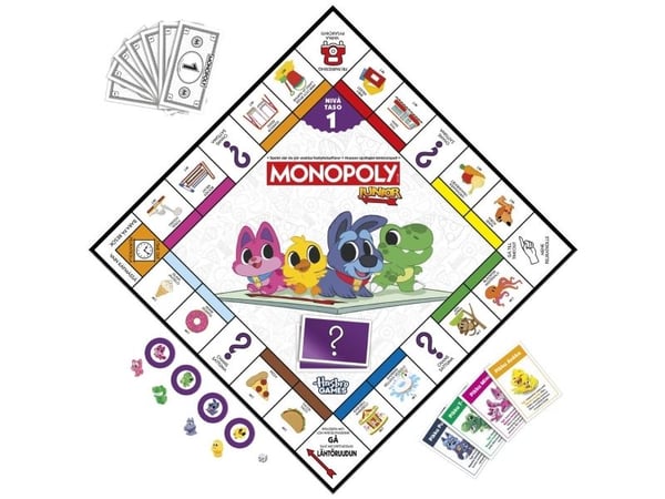 Monopoly Junior 2 i 1 Refresh DK/NO