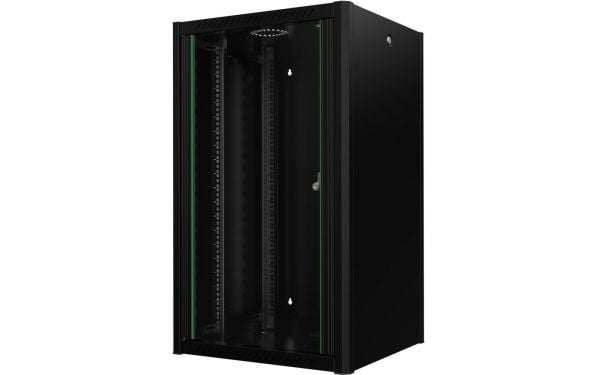 Lanview by Logon - Rack skåp - 60 x 56, pro - väggmontering - svart, RAL 9005 - 20U - 19"