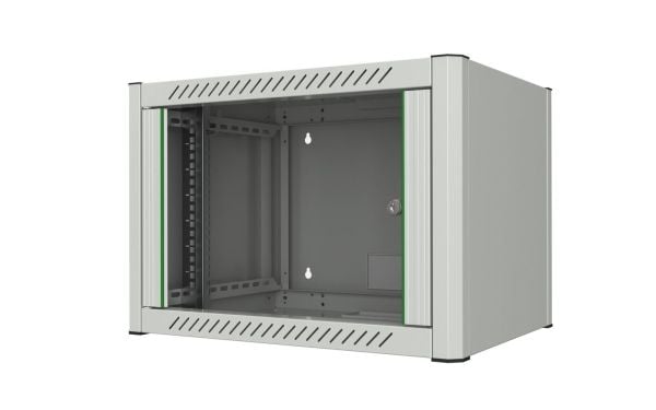 Lanview by Logon - Rack skap - 60 x 45 - veggmonterbar - hvit, RAL 7035 - 6U - 19"