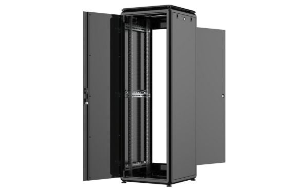Lanview by Logon Data Line - Rack skap - 600 x 600 mm, data line - free-standing - svart - 36U - 19"