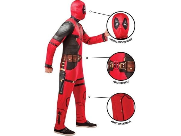 Deadpool-kostym för vuxna