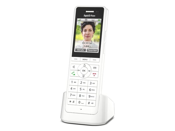 Fon X6, DECT-puhelin, Johdoton puhelin, 300 entries, Soittajan tunnistus, Valkoinen