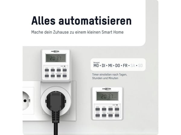 Ansmann AES6, Innendørs, Hvit, Hjem, Koblet med ledninger (ikke trådløs), -10 - 40 °C, 3680 W