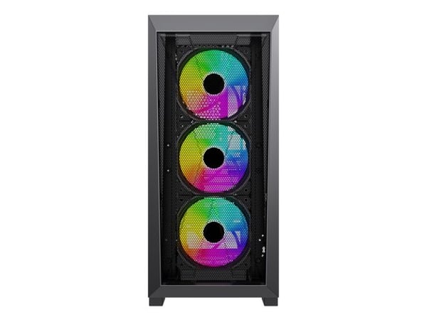 Xilence Performance X Series Xilent X X912.ARGB - Mid tower - ATX - genomskinlig sidopanel (härdat glas) - ingen strömförsörjning (ATX) - svart - U...