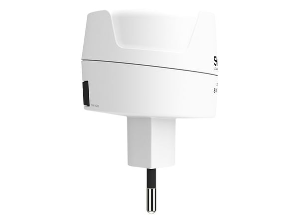 Skross 1.500272, Type C (Europlugg), Universal, 100-250 V, 10 A, Hvit, 2500 W