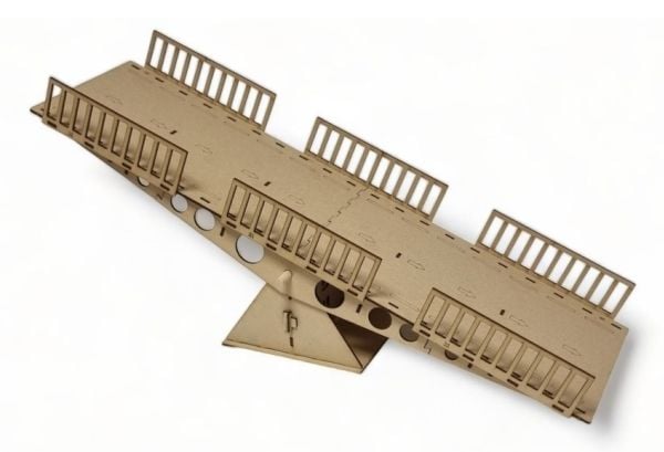 Absima 2320201, Kiskosarja, MDF, ruskea