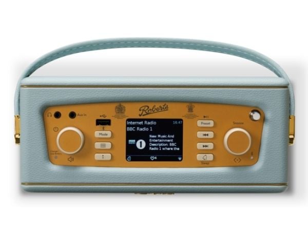 Roberts Radio Revival iStream 3L, Personlig, Digitalt, DAB, DAB+, FM, 3,5 mm, Blå, Amazon Music, Deezer, Spotify