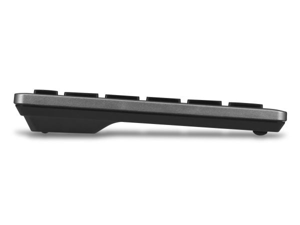 Kensington KB535 EQ - Tastatur - multi-device, rechargeable - full size - trådløs - 2.4 GHz, Bluetooth, USB - QWERTY - Internasjonal engelsk / kana...