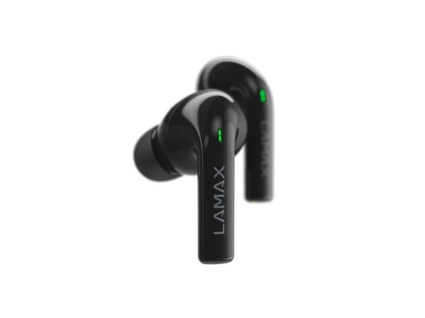 Lamax Clips1, True Wireless Stereo (TWS), Samtale/Musikk/Sport/Hverdag, 20 - 20000 Hz, 43 g, Hodesett, Sort