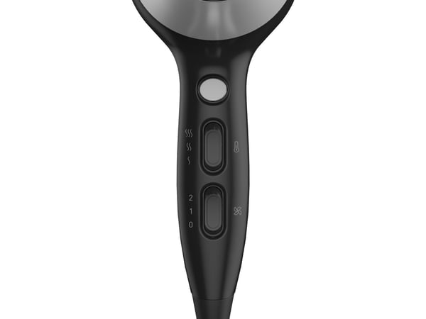 Grundig HD 6080 B hårføner 2200 W sort - sølv (GMS5030)