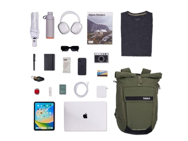 Thule Paramount PARABP3116 Soft Green, Urban, Unisex, 40,6 cm (16"), Notebook rom, Nylon, Polyester