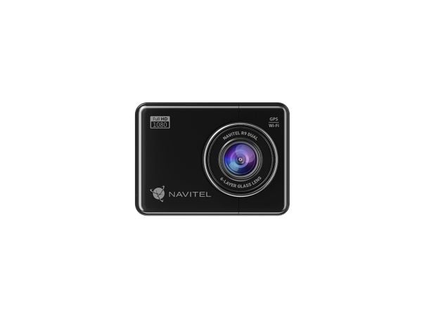 Navitel R9 Dual, Full HD, 1920 x 1080 piksler, 170°, MOV, svart, IPS