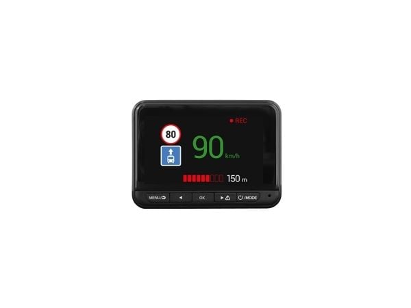 Navitel R9 Dual, Full HD, 1920 x 1080 piksler, 170°, MOV, svart, IPS