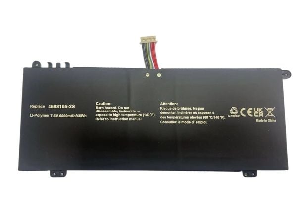 CoreParts - Batteri til bærbar PC - 7,6 V - litiumion - 6000 mAh - 46 Wh - svart