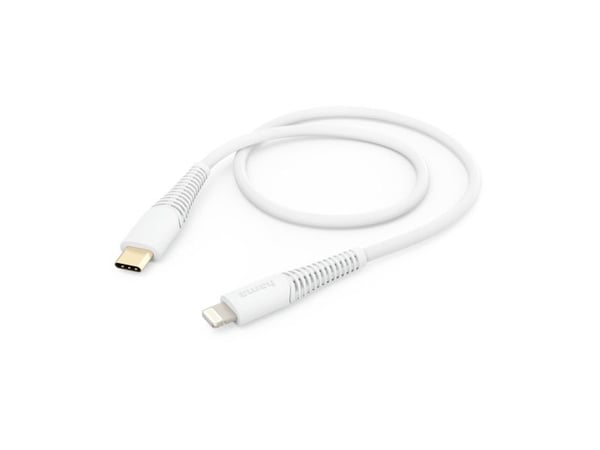 Hama 00201505, 1,5 m, Lightning, USB C, Hankjønn, Hunkjønn, Hvit
