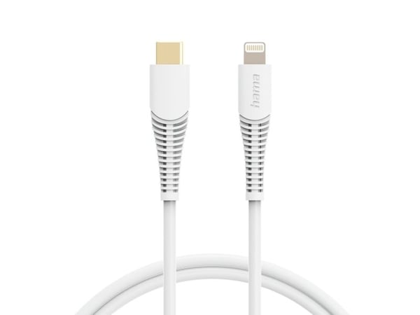 Hama 00201505, 1,5 m, Lightning, USB C, Hankjønn, Hunkjønn, Hvit