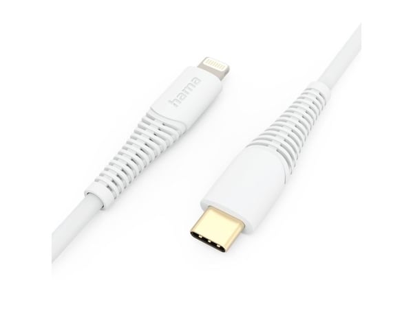 Hama 00201505, 1,5 m, Lightning, USB C, Hankjønn, Hunkjønn, Hvit