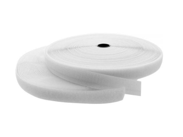 Lanview - Koukku- ja silmukkakiinnitys - 10mm - 10 m - valkoinen