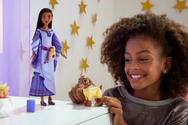 Disney Wish Asha of Rosas Adventure Pack Fashion Doll, Modedocka, Flicka, 3 År, Flicka, 254 mm, Multifärg