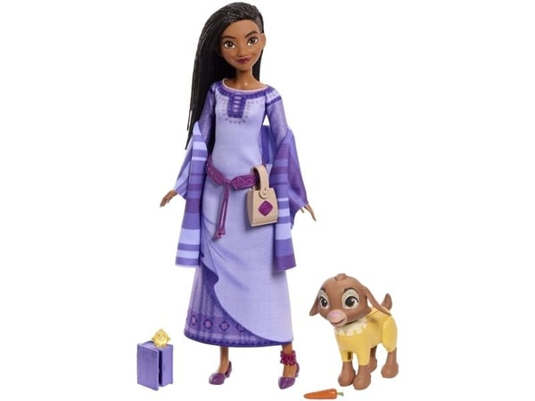 Disney Wish Asha of Rosas Adventure Pack Fashion Doll, Motedukke, Jente, 3 år, Jente, 254 mm, Flerfarget