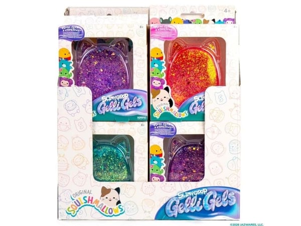 Squishmallows gellgels, 3-pak