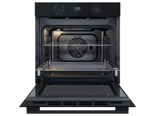 Whirlpool OMK58CU1SB, Keskikokoinen, Sähköuuni, 71 L, 71 L, Katalyyttinen, Kiinteä